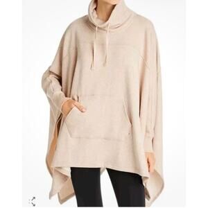 UGG Women's Charlynne Fleece Poncho Sweater Oatmeal Heather Size XXL-XXXL EUC